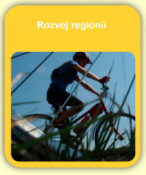 Rozvoj regionů Tlačítko rozvoje regionů